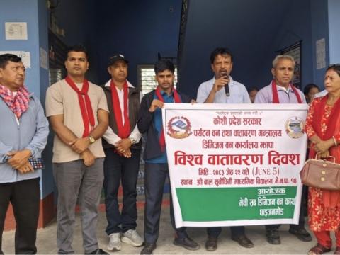 मेचीनगरको बाल सुवोधिनी माविमा बृक्षारोपण सम्पन्न 